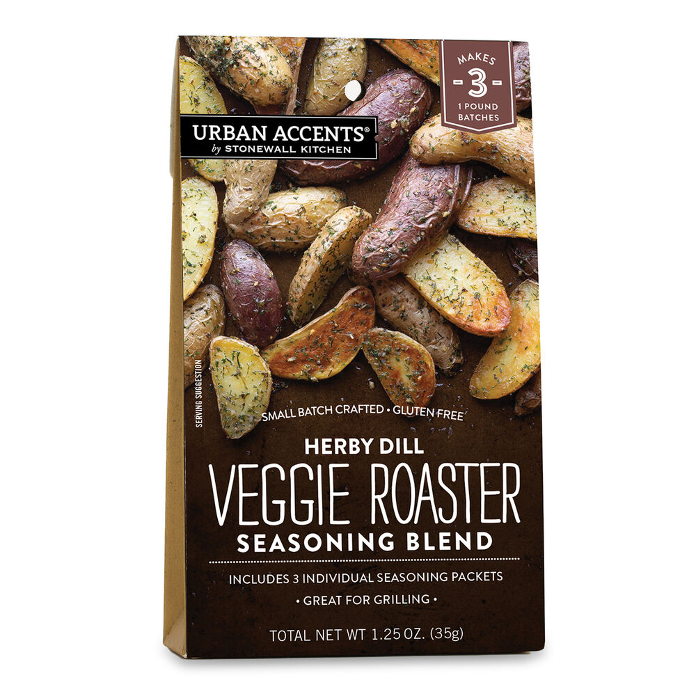 Stonewall Kitchen, Urban Accents, Herby Dill Veggie Roaster Seasoning Blend 1.25 oz.