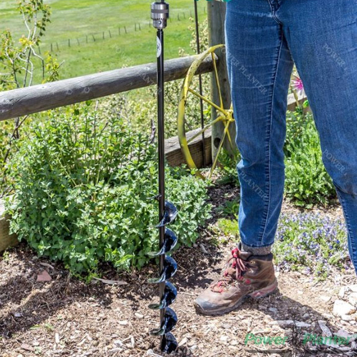 Power Planter, Bulb Auger, 1/2" X 24", Assorted Colors, Sold Separately
