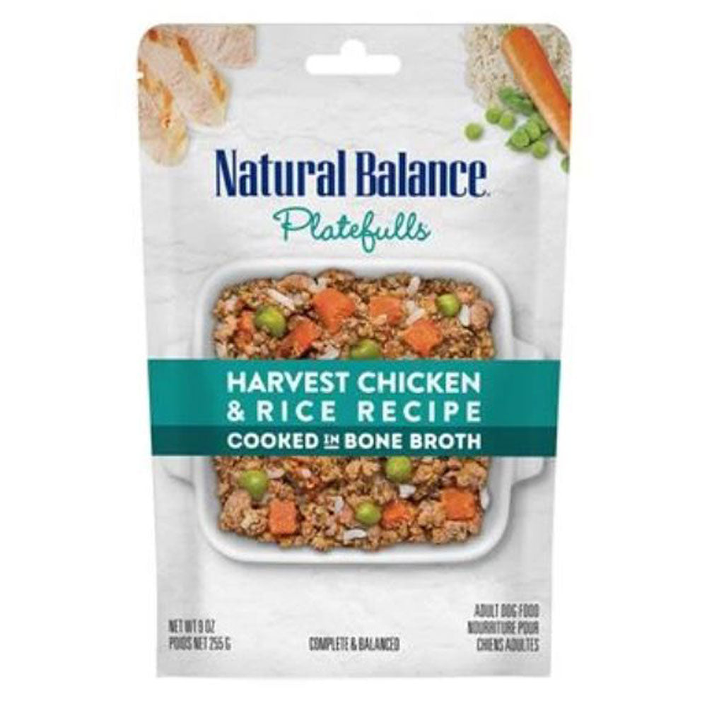 Natural Balance, Platefuls Chicken/Rice, Wet Dog Food, 9 oz.