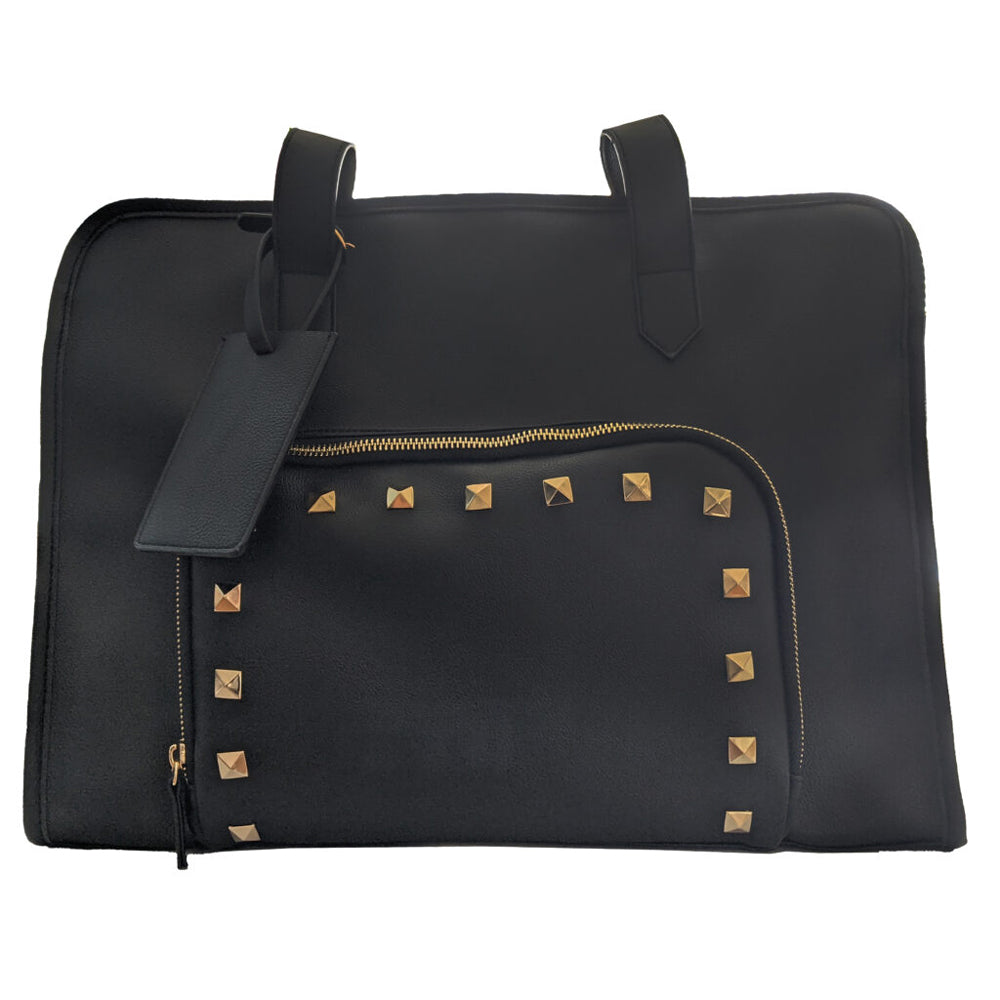 Cosmo, Faux Leather Carrier, 17"