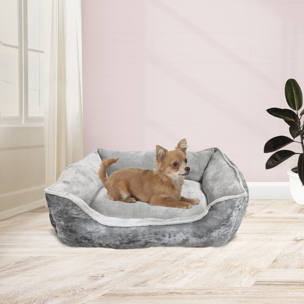 Ethical Products, Cosmo Velvet Stepin Gray Bed