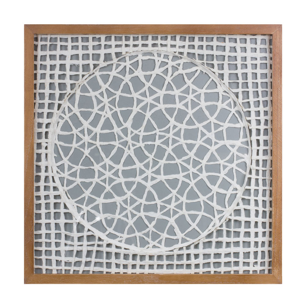 Melrose International, Wall Art, Wood/Paper, 19.5"
