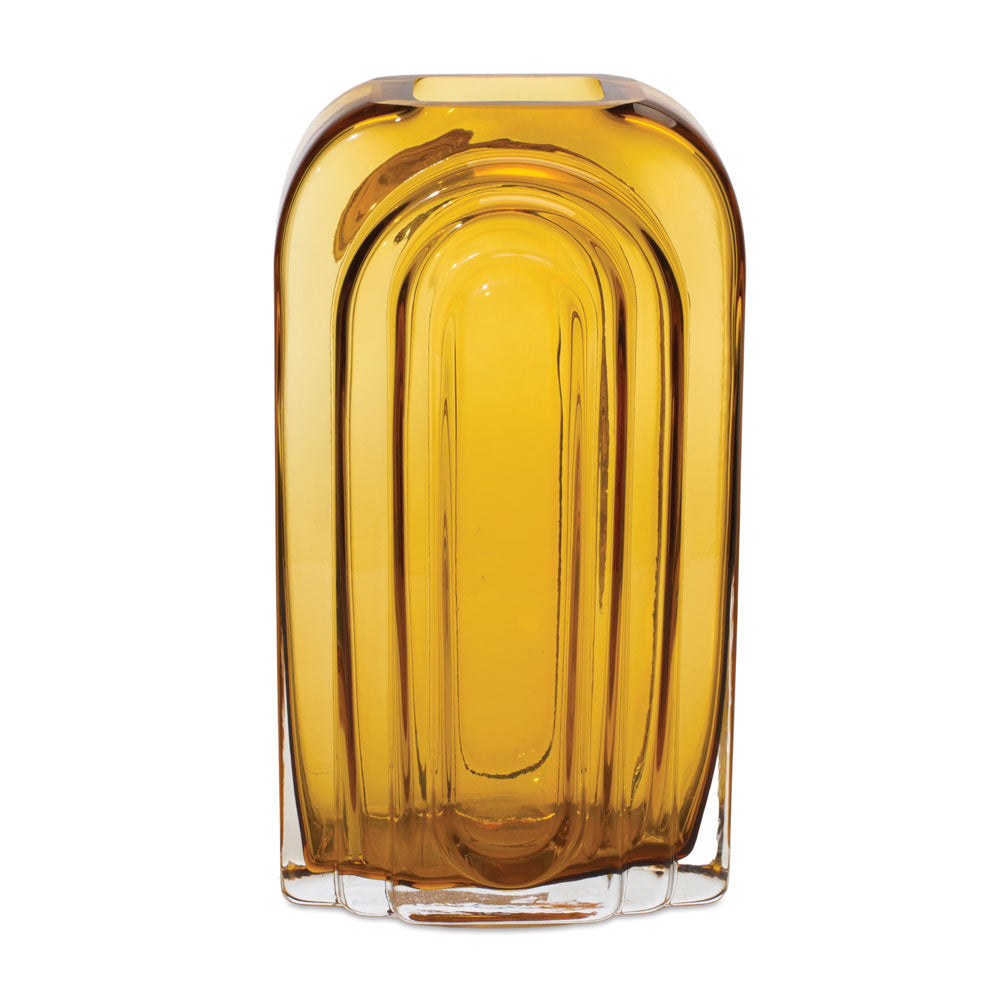 Melrose International, Glass Vase, 9.75"