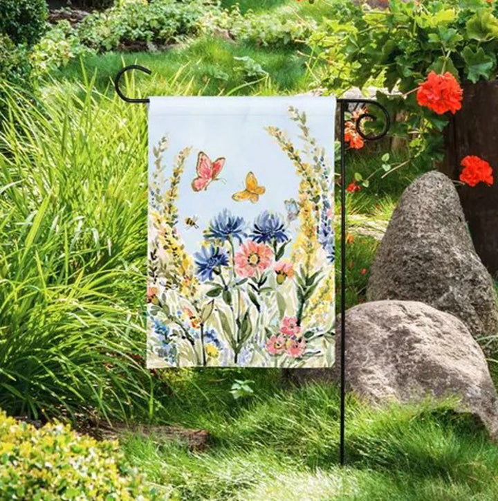 Studio M, Joyful Garden Garden Flag