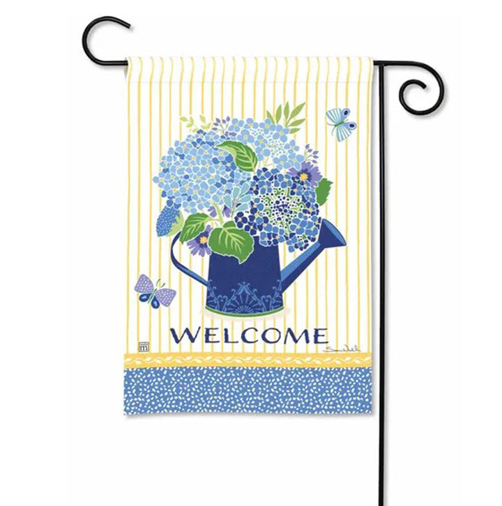 Studio M, Hydrangea Blue Garden Flag