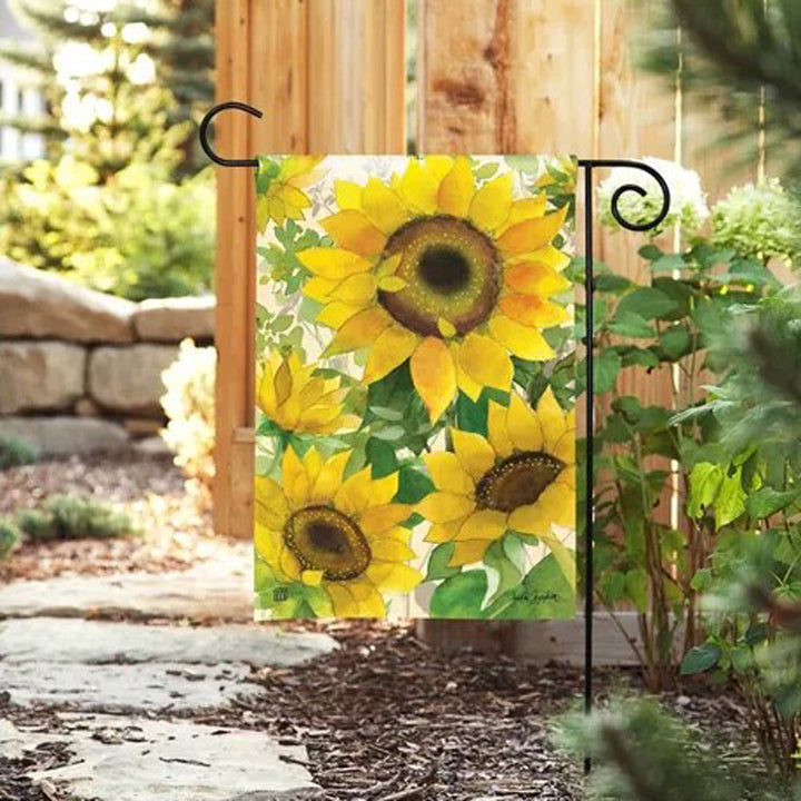 Studio M, Gathering Sunflowers Garden Flag