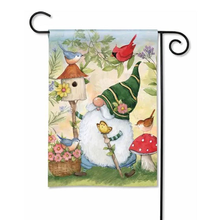 Studio M, Birdhouse Gnome Garden Flag