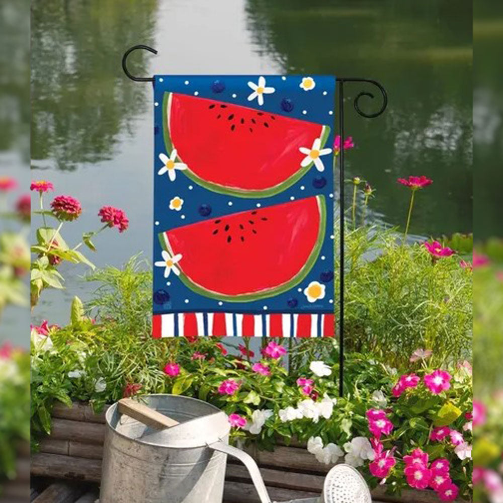 Studio M, Watermelon Slices Garden Flag