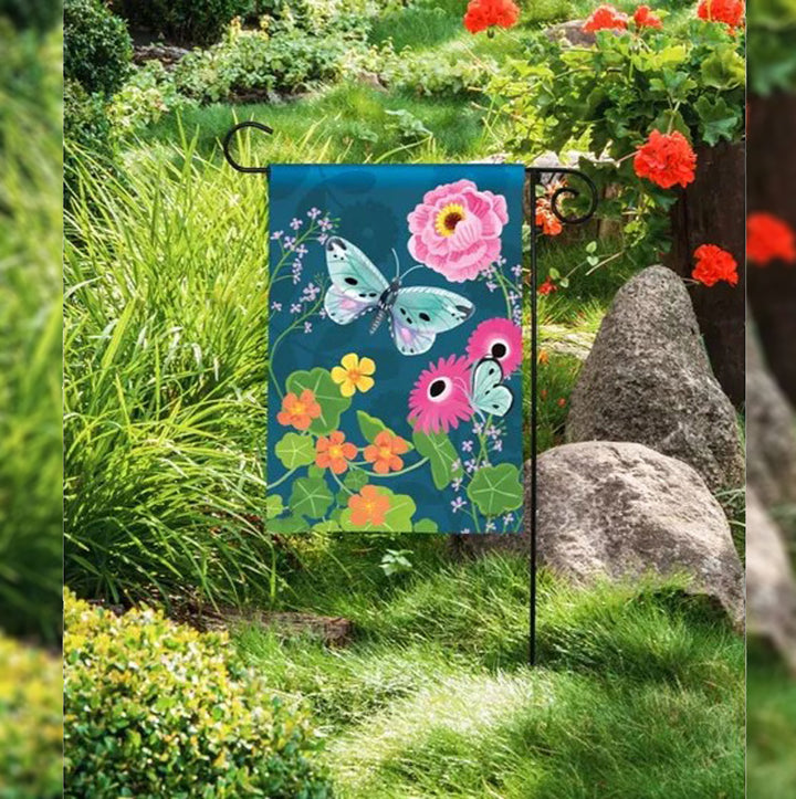 Studio M, Butterfly Trail Garden Flag