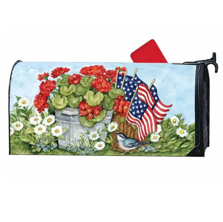 Studio M, Flags and Flowers Mailwrap
