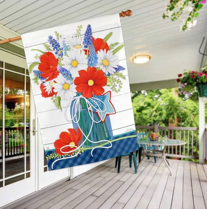 Studio M, Red White and Bloom Flag