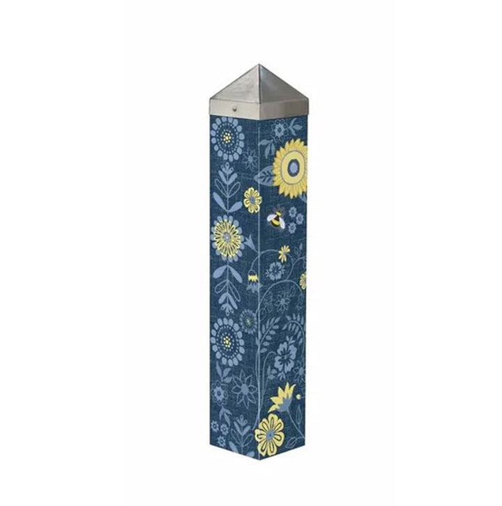 Studio M, Sunflower Bee Art Pole, 20"