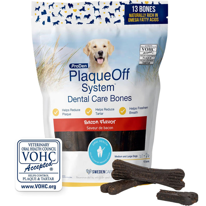 ProDen, PlaqueOff System Dental Care Bones, 13ct