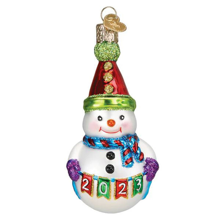 Old World, 2023 Party Snowman Ornament