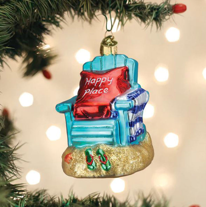Old World, Happy Place Ornament