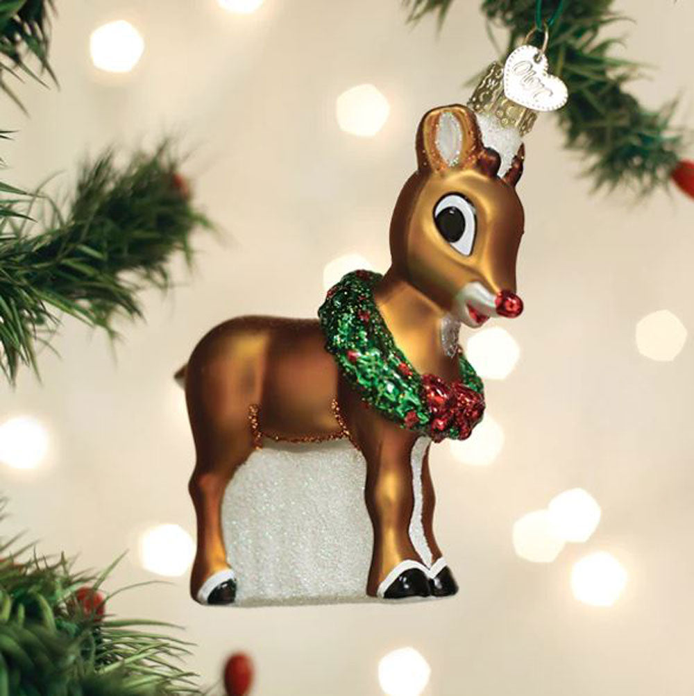 Old World, Rudolph The Red-Nosed Reindeer Ornament