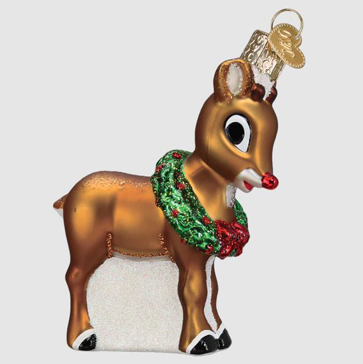 Old World, Rudolph The Red-Nosed Reindeer Ornament