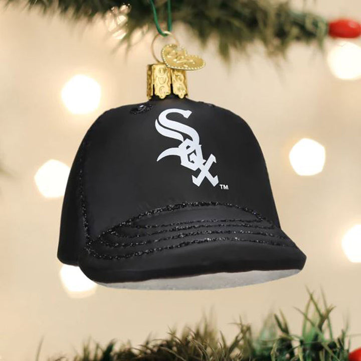 Old World, White Sox Baseball Cap Ornament