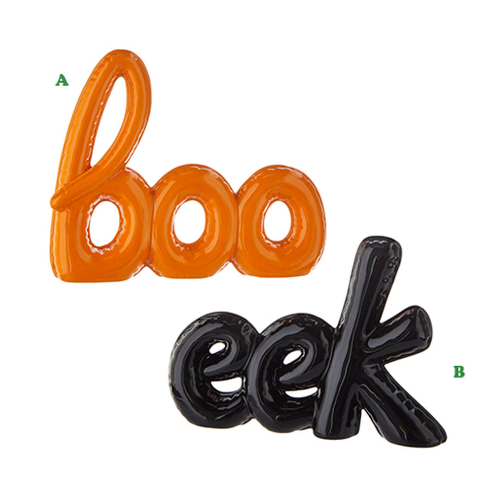 RAZ, Halloween Boo or Eek Ceramic Art, Assorted & Sold Separately