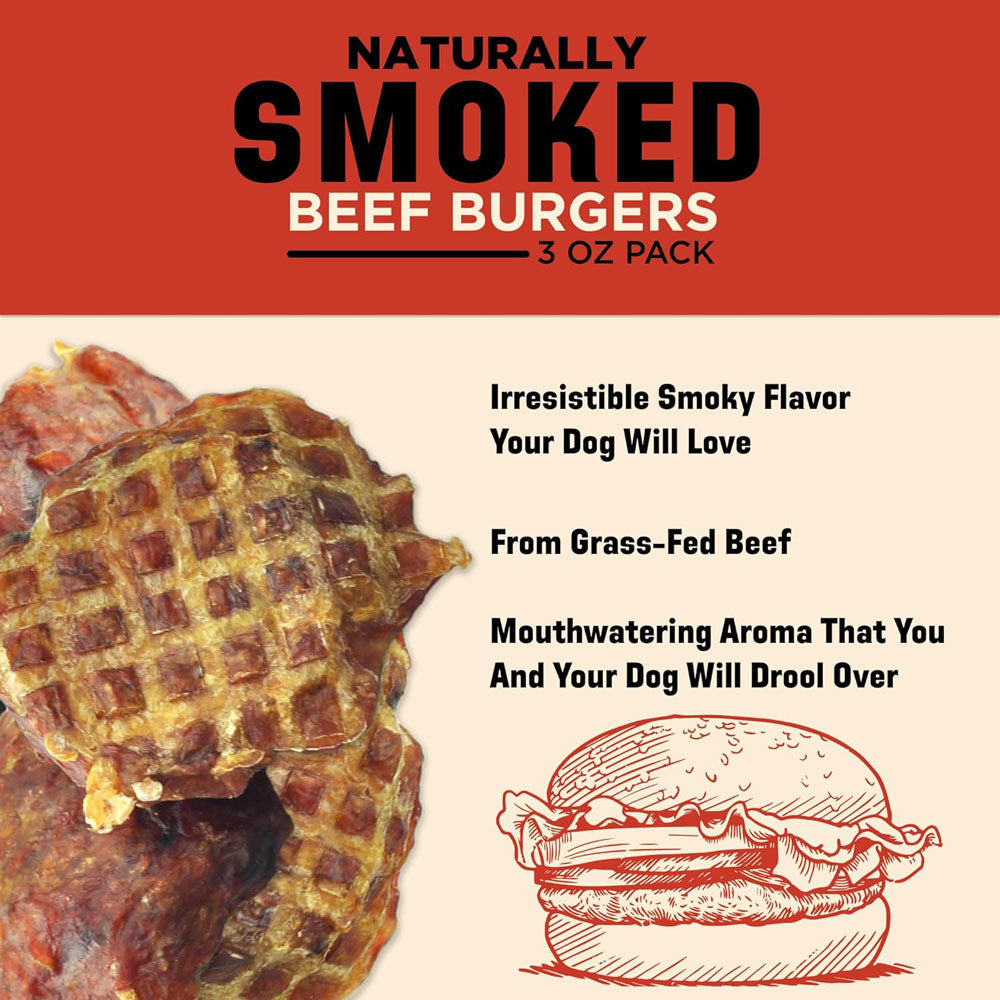 Barkworthies, Smoked Burgers, 6 Pack