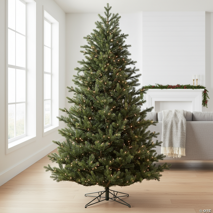 Direct Export, 7.5' Montauk Pine Tree, Clear Lights