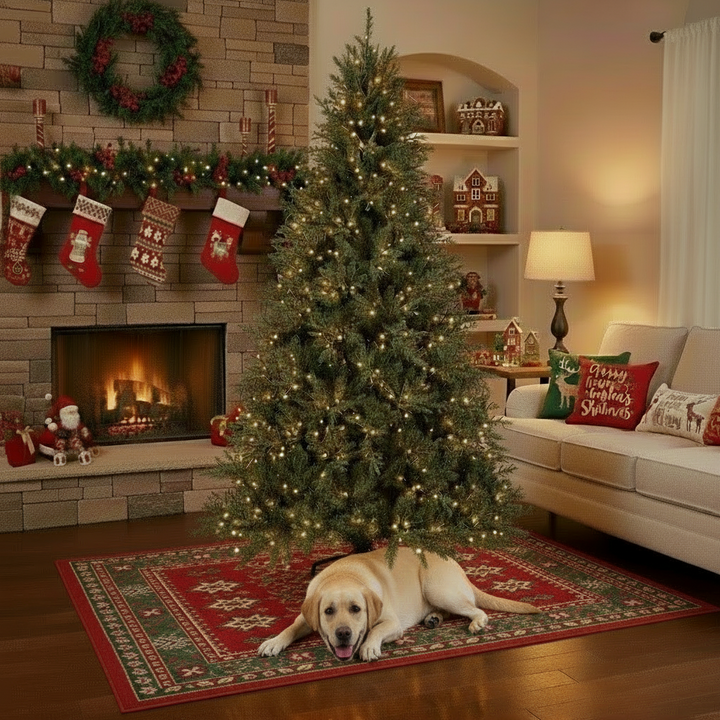 Direct Export, 9' Montauk Pine Tree, Clear