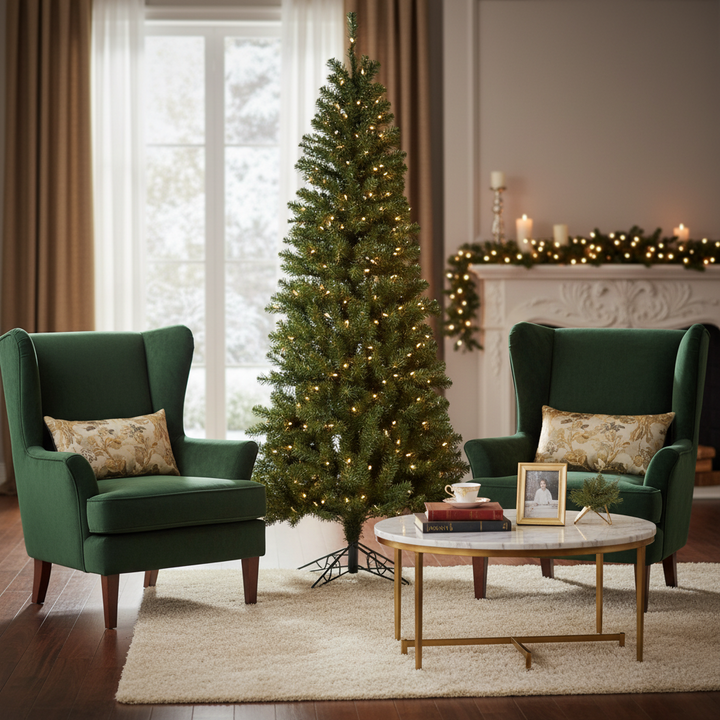 Direct Export, 6.5' Augustine Pine Tree, Clear