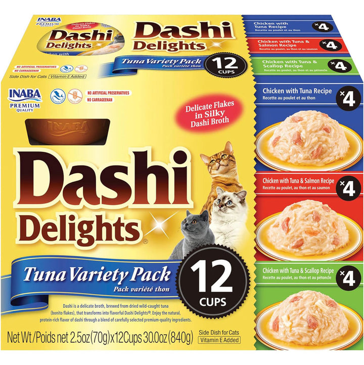 Inaba, Dashi Delights Tuna Variety, 2.5 oz., 12pk