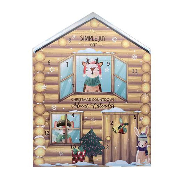 GiftCraft, Cozy Cabin 12 Days Till Christmas Advent Calendar