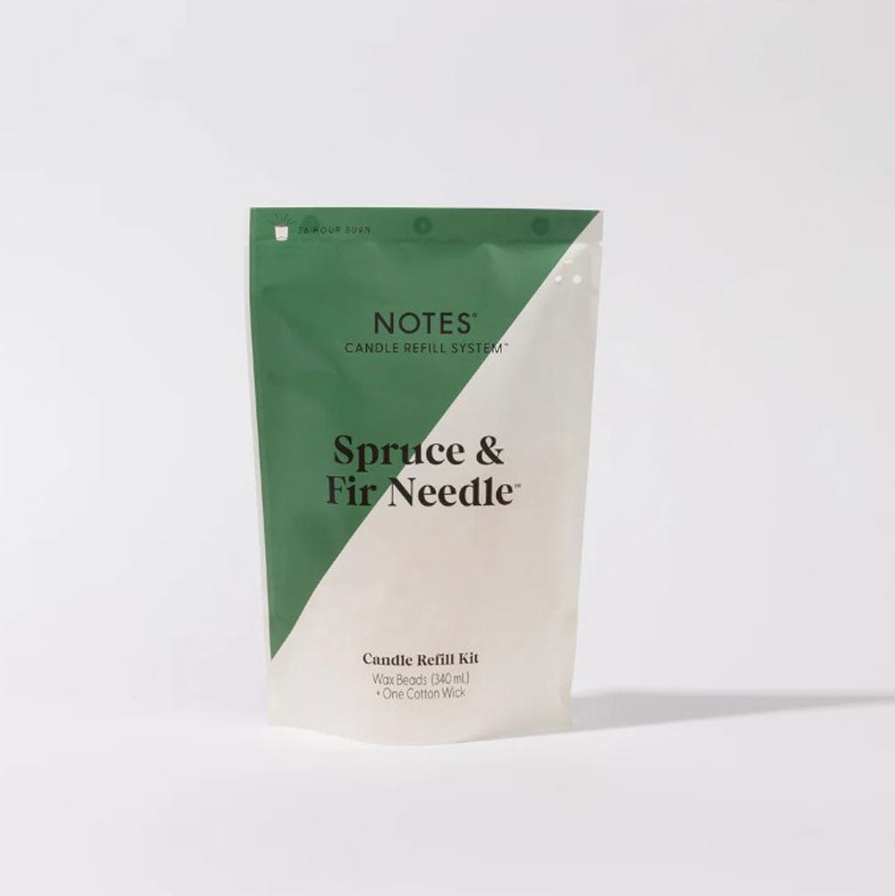 Notes, Spruce & Fir Needle Candle Refill Kit