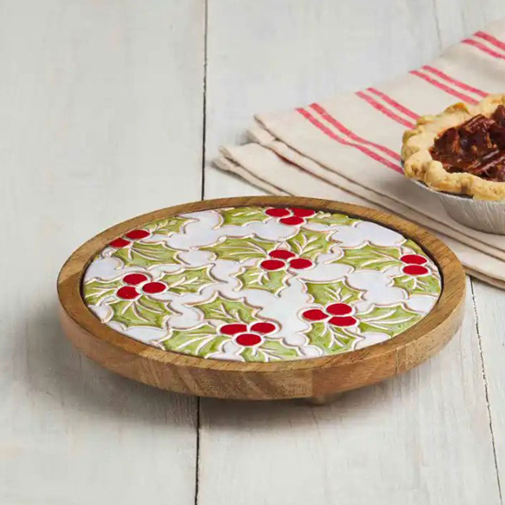 Mud Pie, Holly Trivet