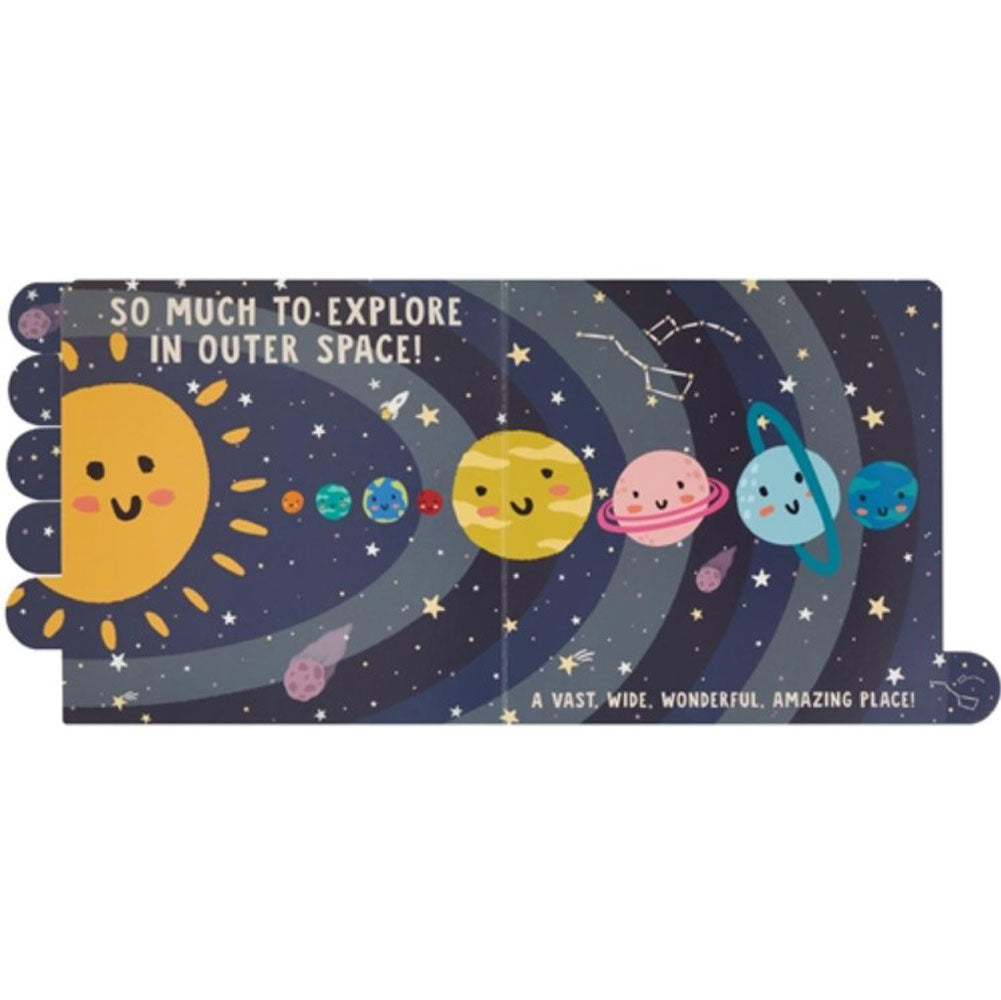 CR Gibson, Outer Space Tabbed Board Book