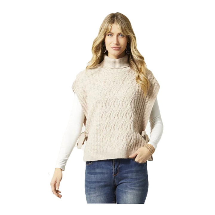 Coco and Carmen, Zayla Sweater Vest with Side Tie