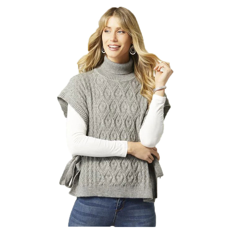 Coco and Carmen, Zayla Sweater Vest with Side Tie