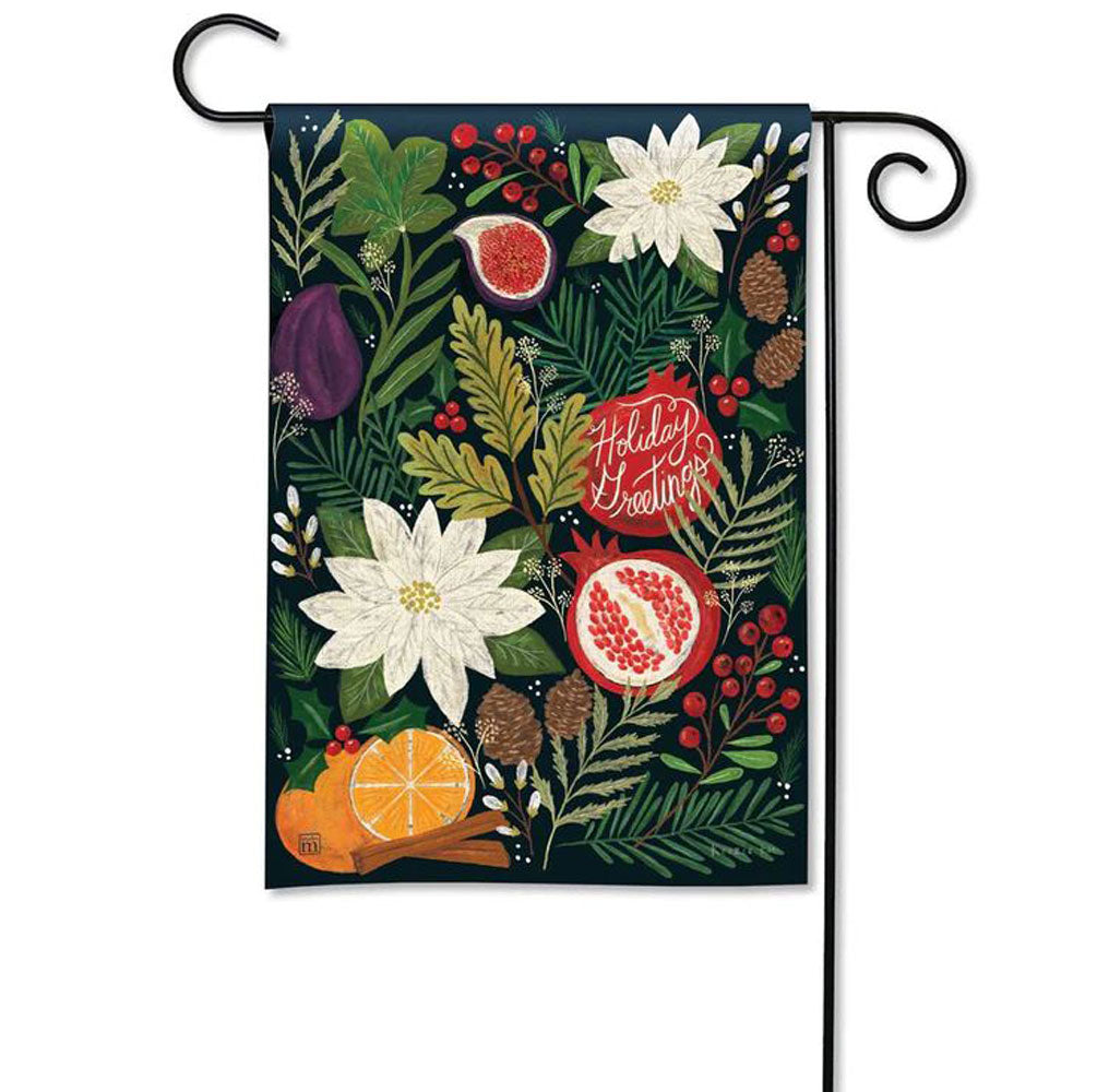 Carson, Holiday Greetings Garden Flag – Alsip Nursery