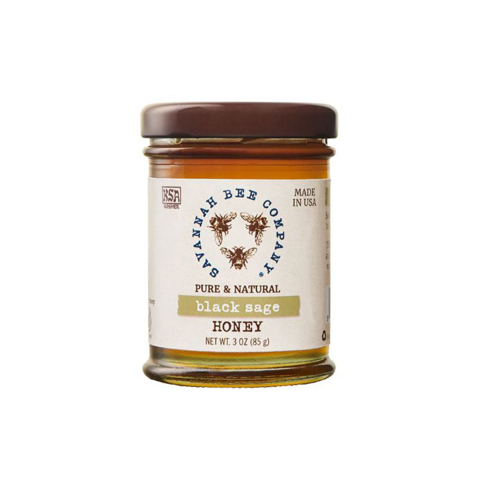 Savannah Bee, Mini Black Sage Honey, 3 oz.