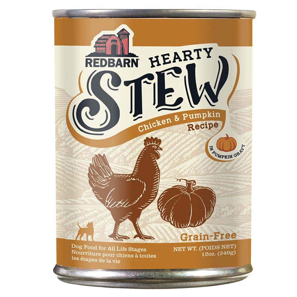 Redbarn, Grain Free Chicken & Pumpkin Stew, 12 oz. Can