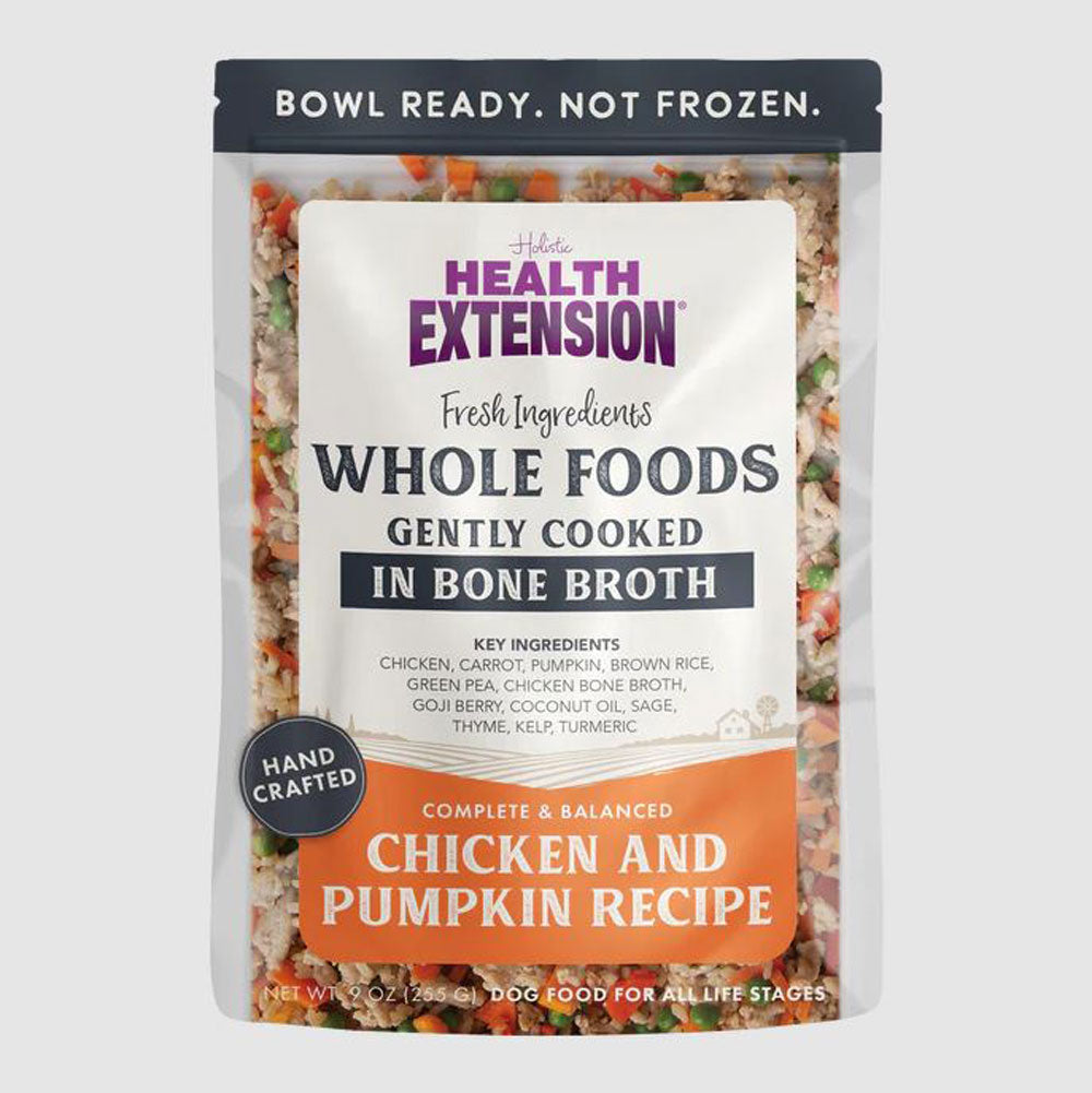 Health Extension, Whole Foods Gently Cooked Chicken & Pumpkin, 9 oz.