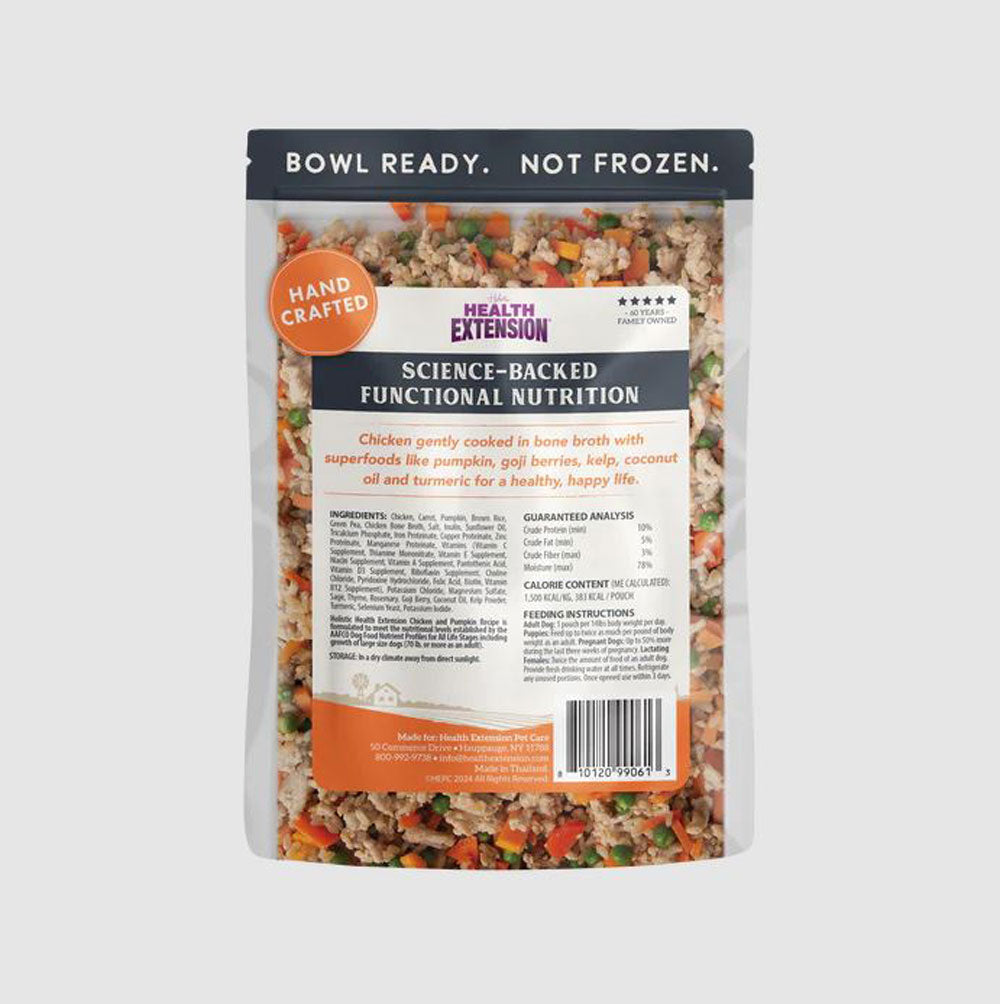 Health Extension, Whole Foods Gently Cooked Chicken & Pumpkin, 9 oz.