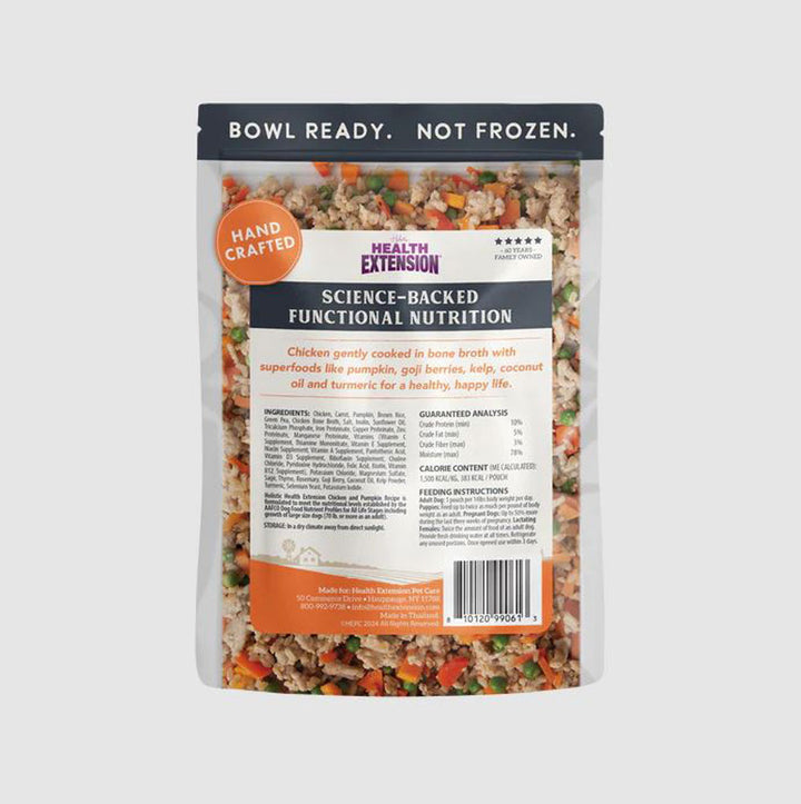 Health Extension, Whole Foods Gently Cooked Chicken & Pumpkin, 9 oz.