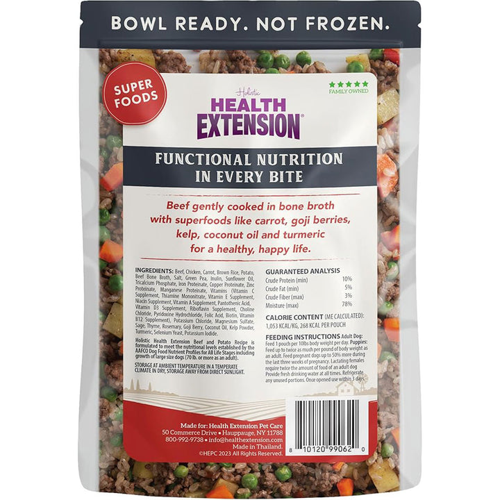 Health Extension, Whole Foods Gently Cooked Beef & Potato, 9 oz.