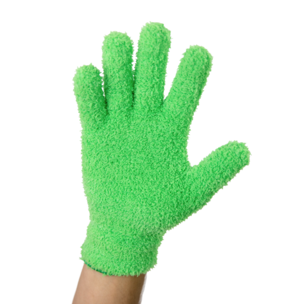 Mossify, Leaf Shining Microfiber Gloves, 1 Pair