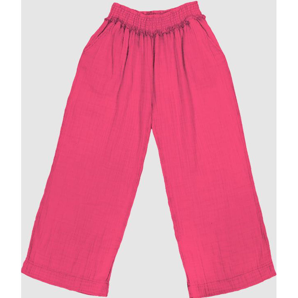 Simply Southern, Gauze Pants, Hot Pink