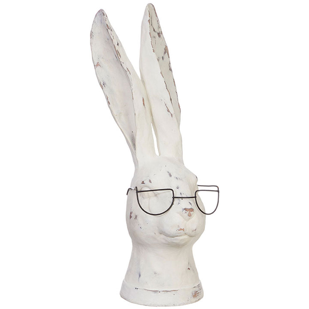 Raz, 13.75" Rabbit w/ Glasses