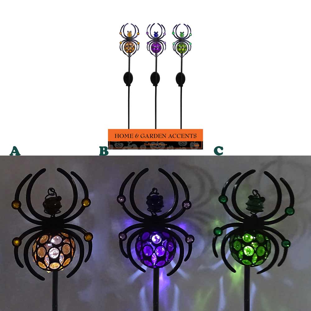Alpine, Spider Solar Stake W/LED Light, Assorted & Sold Separately