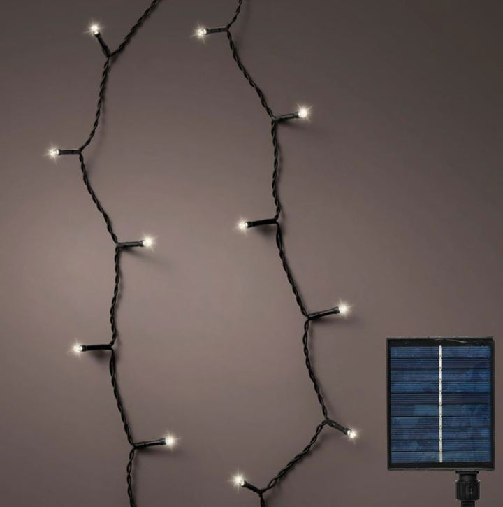 Lumineo, 120L LED Solar Twinkle Lights, Warm White, 29.5 ft.