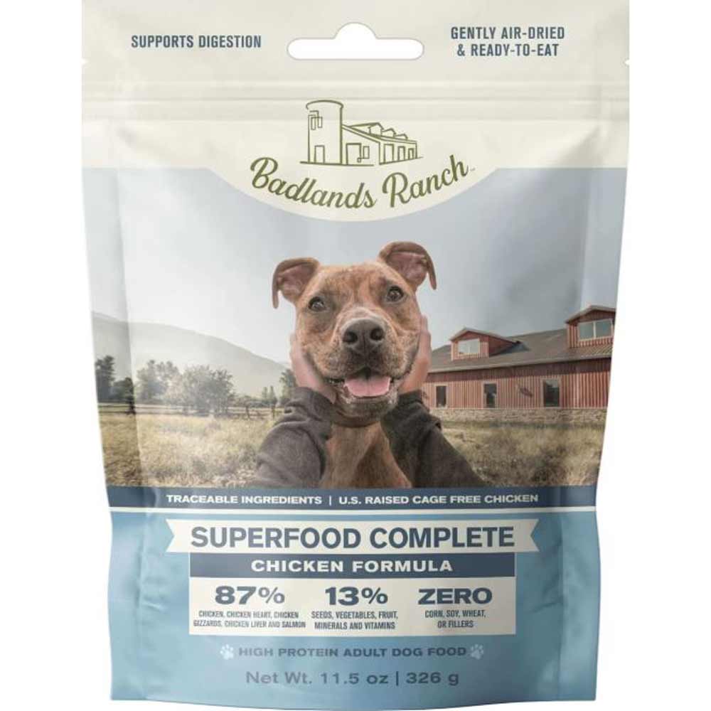 Badlands, Ranch Superfood Complete Air Dried Dog Food, Chicken