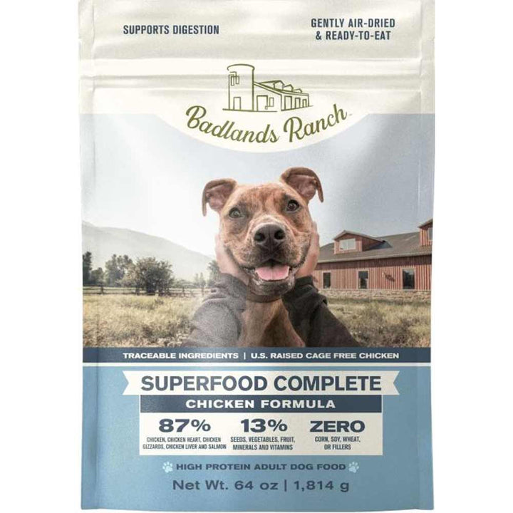 Badlands, Ranch Superfood Complete Air Dried Dog Food, Chicken