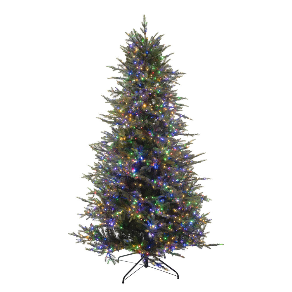 Holiday Bright Lights, 7.5ft. Dual Sparkle King Pine Tree, LED