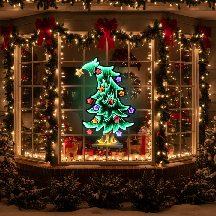 Direct Export, LED Infinity Melting Xmas Tree, 23.5"